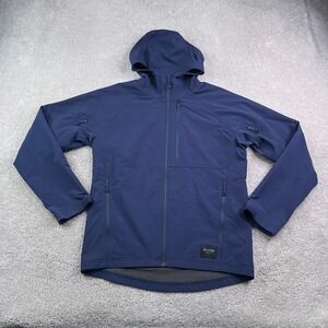 Beyond Clothing Jacket Mens Medium Blue Softshell Hooded Tactical Gorpcore Tech